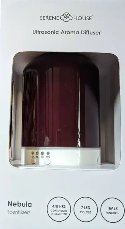 Serene Home Nebula Scentilize Purple White Essential Oil Diffuser Home Fragrance