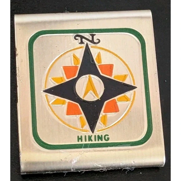 Vintage Boy Scout‎ Belt Loop Hiking  Award Metal Medal