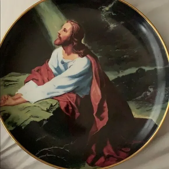Franklin Mint Thy Will Be Done Collector Plate