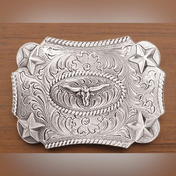 NWOT‎ NOCONA KID'S LONGHORN BELT BUCKLE