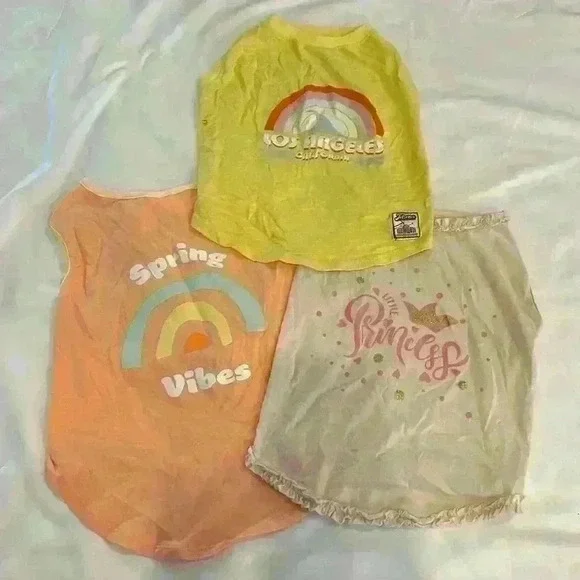 THREE Bundle Dog T-Shirts