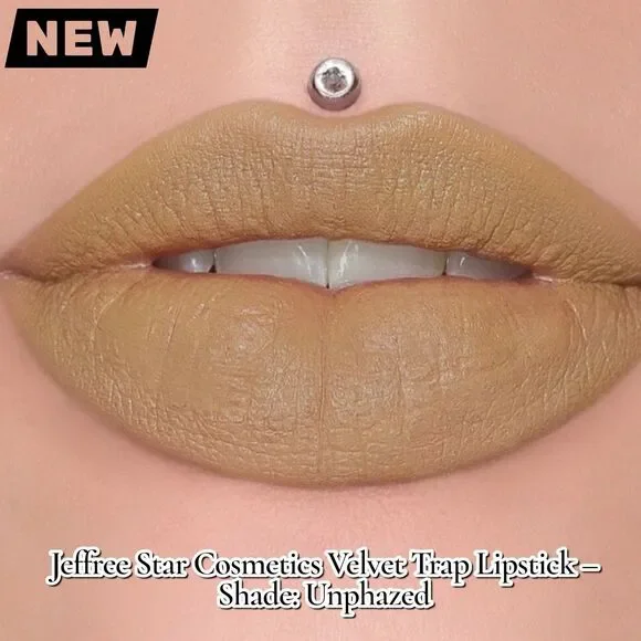 New NWT Jeffree Star Cosmetics Velvet Trap Lipstick – Shade: Unphazed – Full Siz