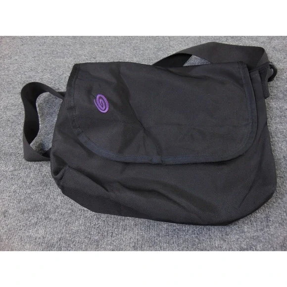 Timbuk2 Messenger Bag Mens Large Black Polka Dot Lining Commuter Tech Travel Bag