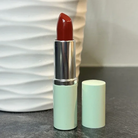 NEW Clinique RED DRAMA Colour Surge Long‎ Last Lipstick Full Size Green Tube