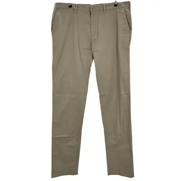 J. Crew Mens size 38/38 484 Core Slim Stretch Chino Dress Pants Tan AR885 NEW