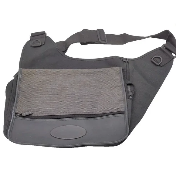 Vtg Y2K Messenger Sling Bag Multi Pocket Adjustable Strap Tech Tactical Gorpcore
