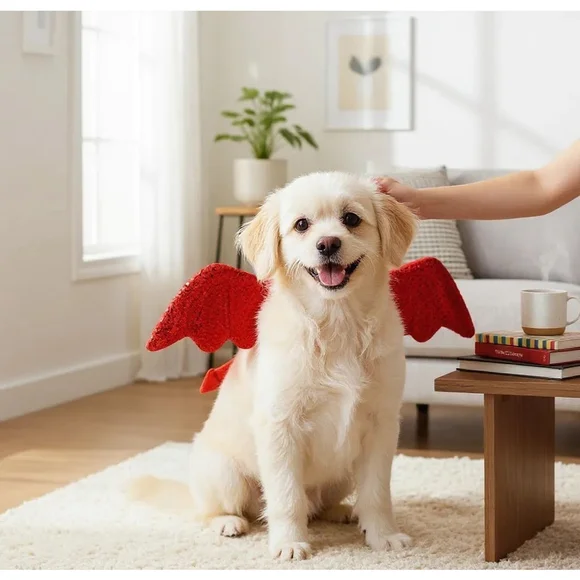 Woof Little Devil Wings - SMALL Dog - Halloween Costume