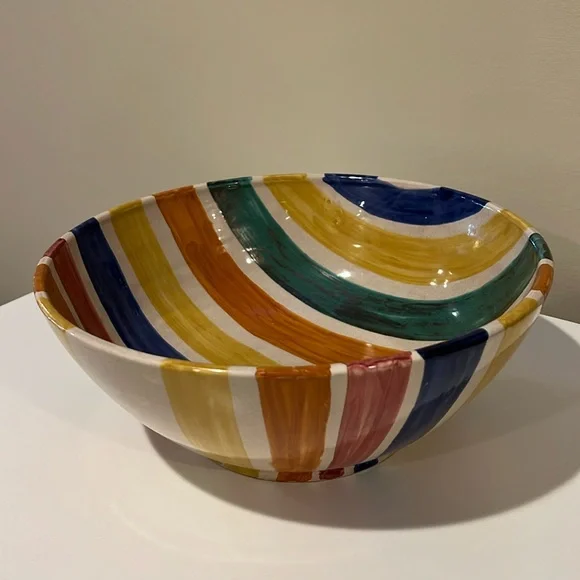 Deruta Ceramic SORPRESA Salad Spaghetti Bowl