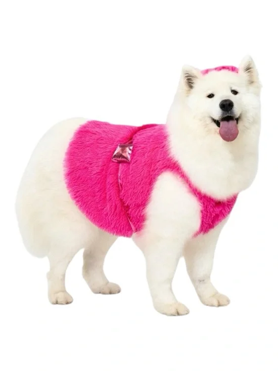 Vibrant Life Halloween Paw-risian Costume for Dogs In Pink
