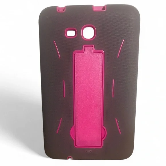 Pink and Gray Samsung Galaxy tablet 3 Lite 7.0.Case with Stand