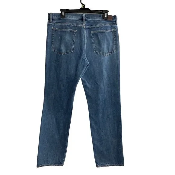 J. CREW, The Sutton Men’s Jeans, blue, 34/27.5, Blue, zipper‎ and button closure
