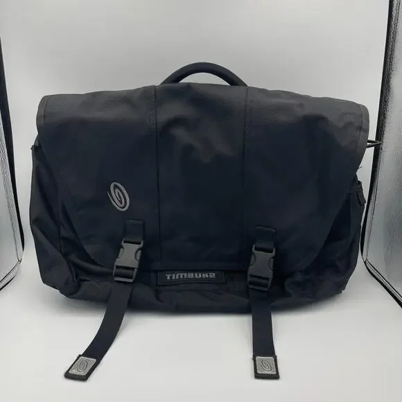 Timbuk2 Messenger Bag Black Laptop Travel Commuter Shoulder Crossbody Bag