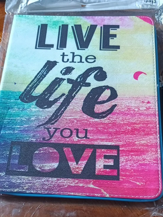 Colorful 'Live the Life You Love' Universal 10 Inch Tablet Case