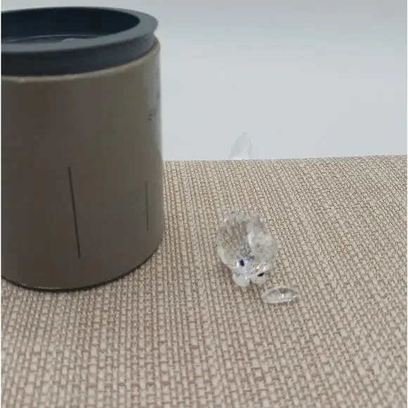 AS IS Swarovski Bunny Rabbit Easter Decor Animal With Box Needs Repair