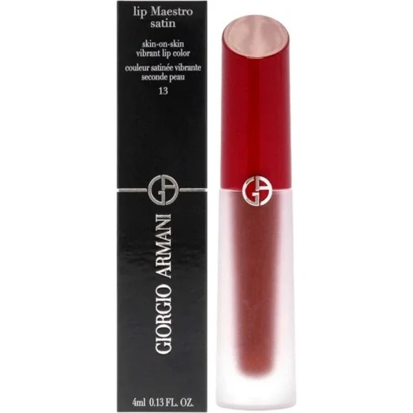 Giorgio Armani Lip Maestro Satin Lipstick Shade 13‎ Gala Night New