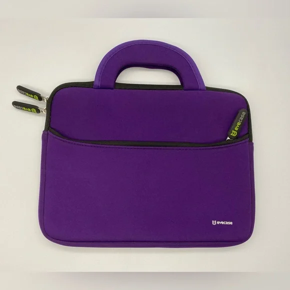 Evacase Purple Zippered 7-8” Tablet Sleeve Case Cover