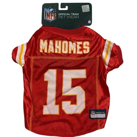 NFL Team Apparel Mahomes Dog Jersey Size large NWT