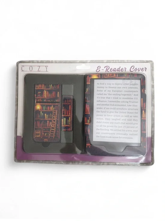Kindle E-Reader Magnetic Cover Case for 7in. Kindle Paperwhite Bookshelf Design