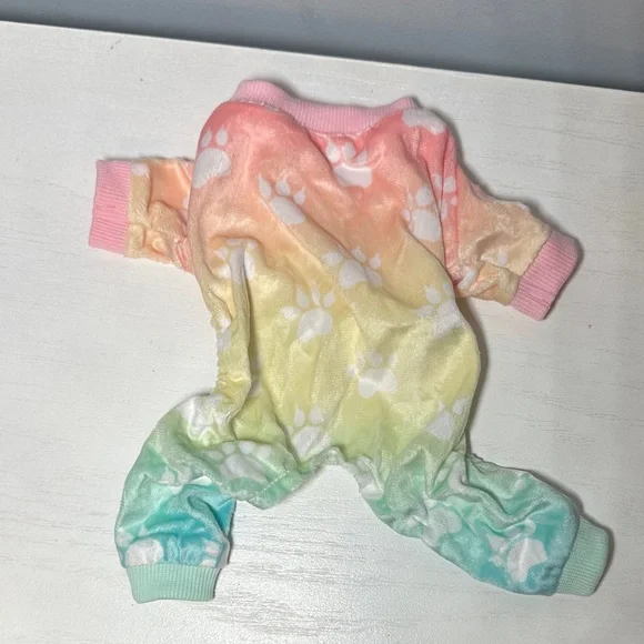 Colorful Tie-Dye Dog Pajamas