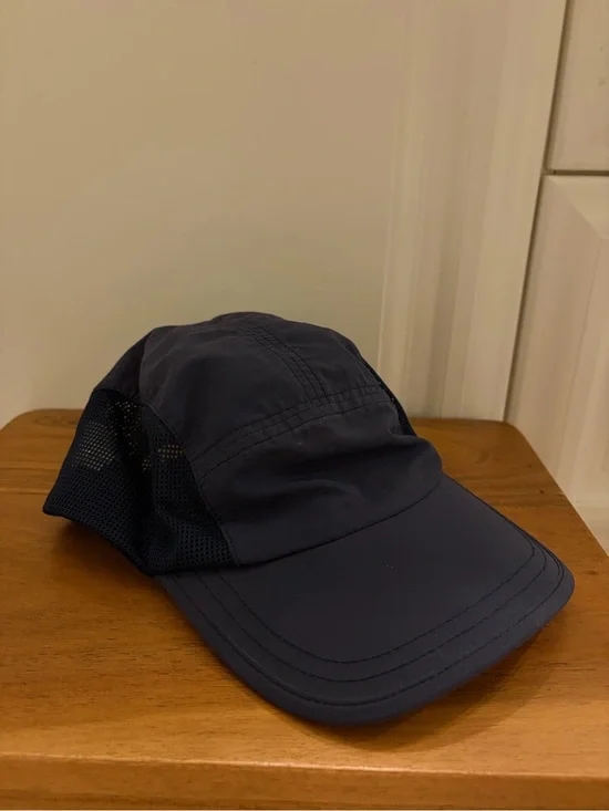 J.Crew Standard Hat Navy Mesh Performance Utility Adjustable Cap