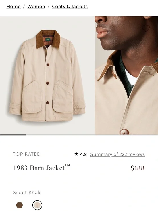 J. Crew 1983 Barn Jacket