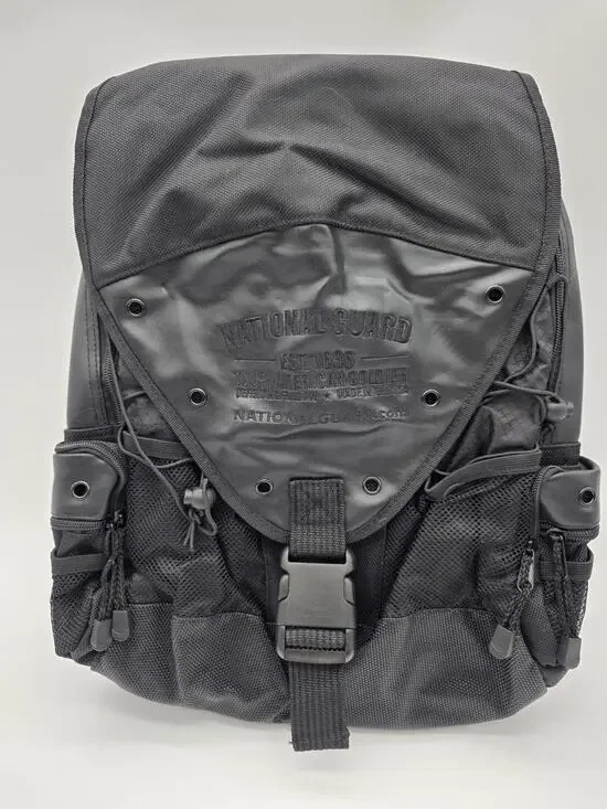 National Guard Black Tactical Backpack 40L EST 1636 Military Laptop Bag MFH