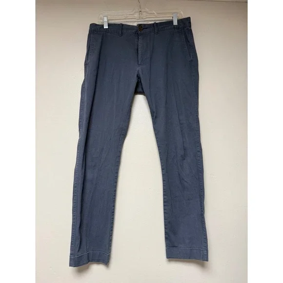 J. Crew Flex Slim Blue Chino Pants Mens W32 L30‎