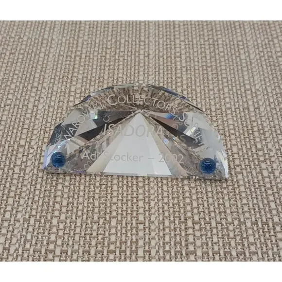 Swarovski Collectors Society SCS Isadora Plaque Adi Stocker 2002 Crystal