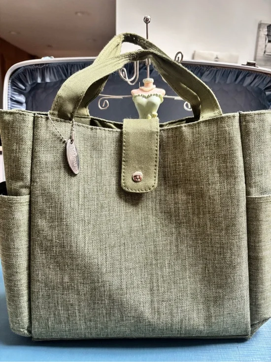 EcoOne Olive Green Canvas lunch Tote Bag