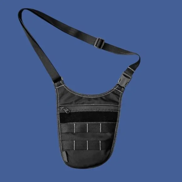 Crossbody Shoulder Bag unisex Underarm anti-deft Waist bag With Molle