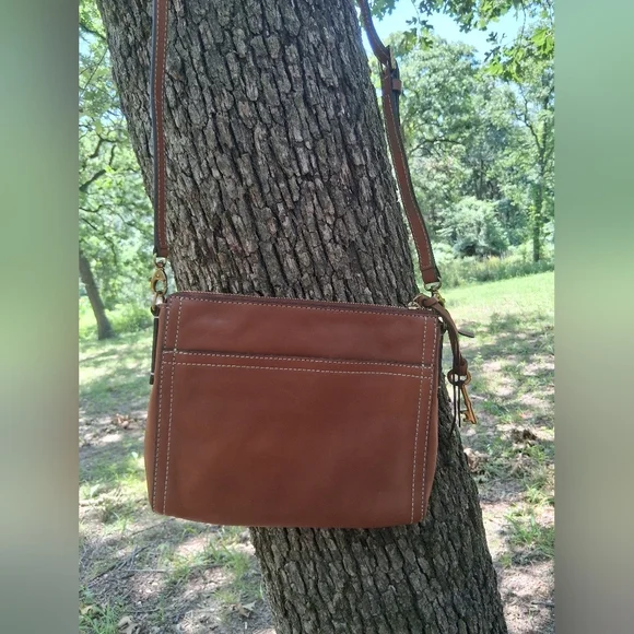 Fossil Brown Crossbody Bag