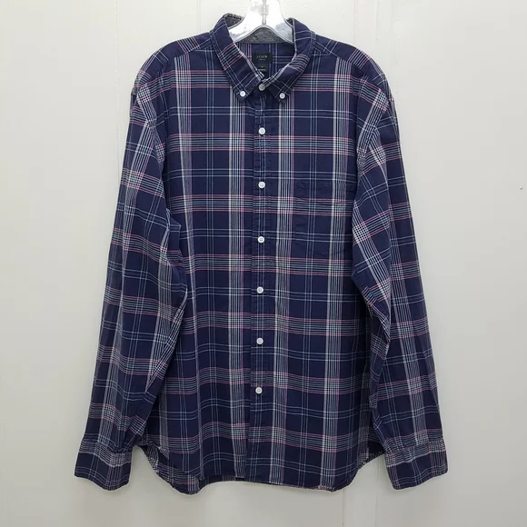 J. Crew Tartan Button Down Long Sleeve Plaid Shirt