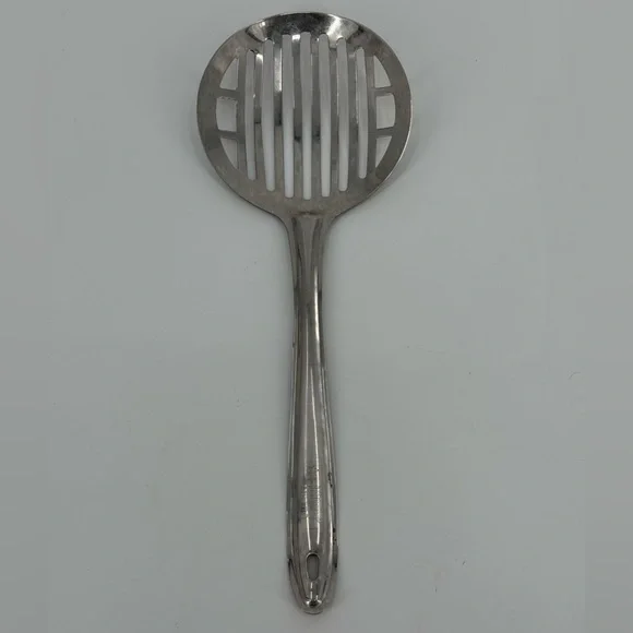 Vintage Metro Large Skimmer Slotted Serving Spoon‎ Ladle 13
