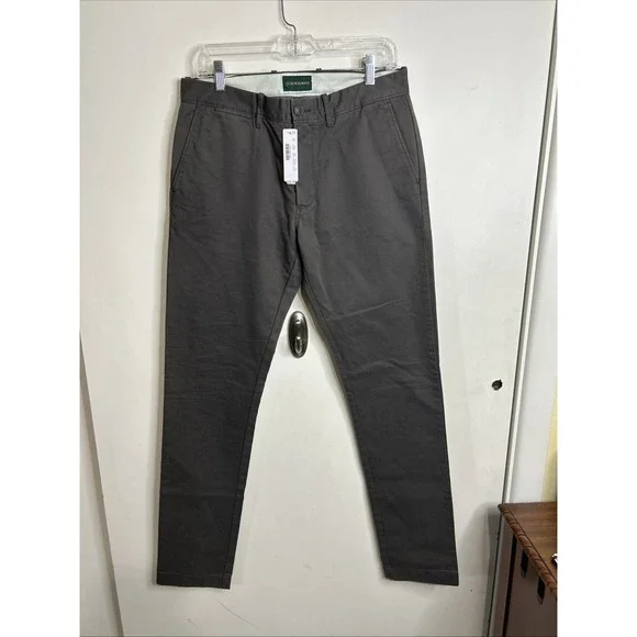 NWT J.Crew Men's‎ Pant 484 Slim Fit W31 L34 Gray