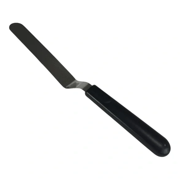 Wilton 13 Inch Offset Spatula Cake Icing Spreader Black Handle Stainless Steel