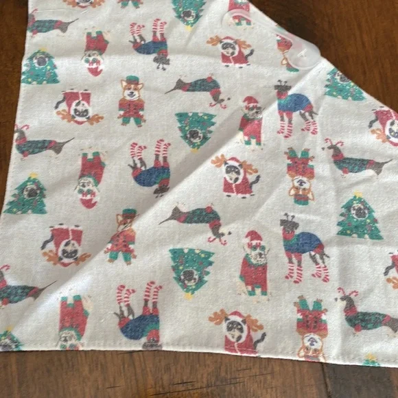 Patterned Flannel Bandana for Pets