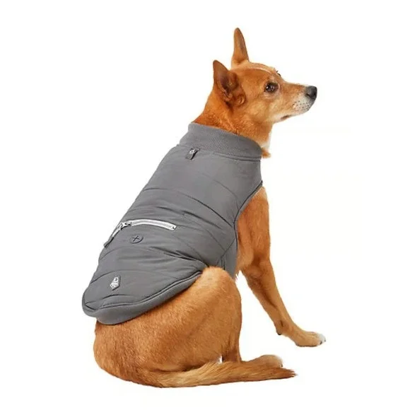 Arcadia Trail Dog Ultra Reflective‎ Sherpa Jacket Grey Sz XX-Large 42