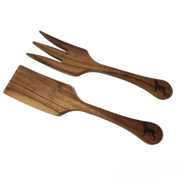 Gourmet Large Wood Serving Utensils