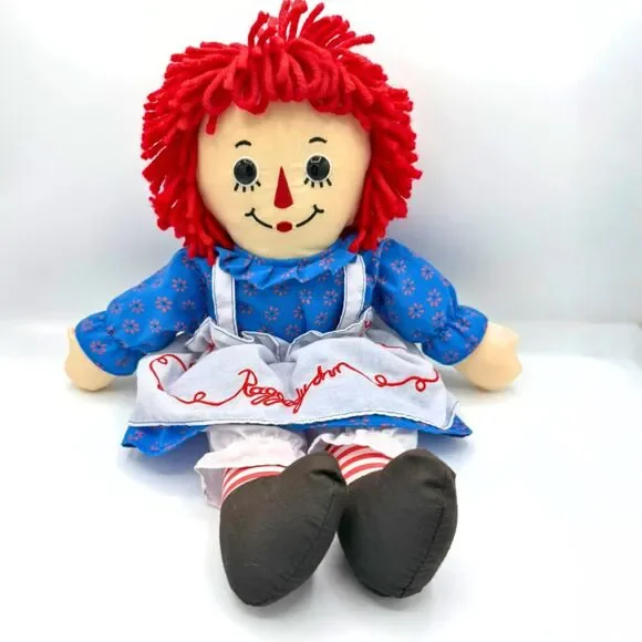 Vintage Raggedy Ann Doll Plush 18
