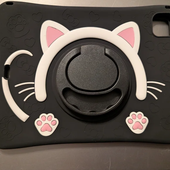 Cute Cat Shockproof Tablet Case Black Cat Pattern For I-Pad Mini 5 7.9