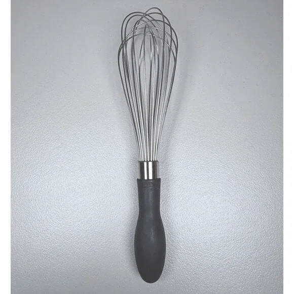 OXO Balloon‎ Whisk 11” Non-Slip Black Rubber Handle Stainless Steel