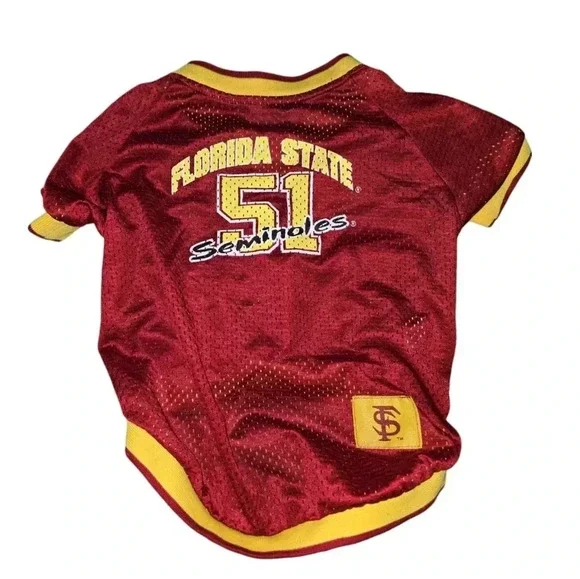 Dog size medium, Florida State University jersey in excellent condition!