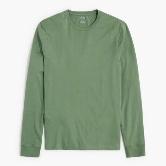 J. Crew Long sleeve jersey tee L