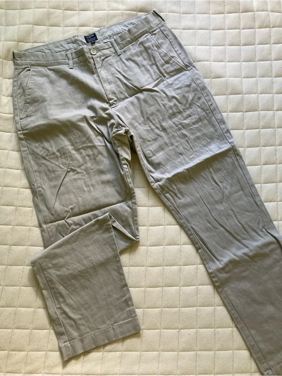 J. Crew Men's Light Gray Chinos