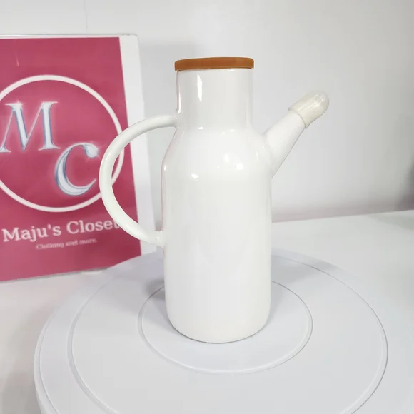 White Ceramic Oil Dispenser