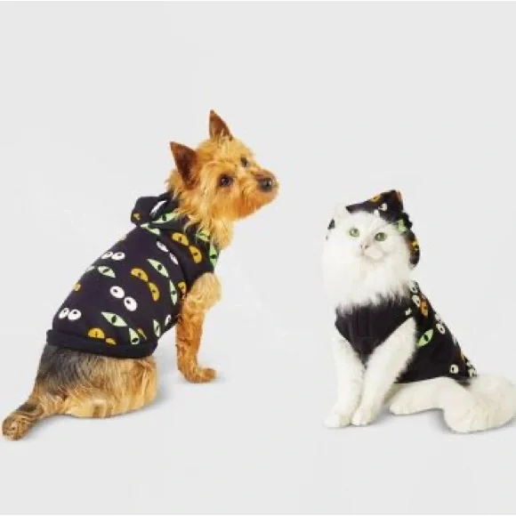 Hyde & EEK! Boutique Glowing Eyes Hoodie Dog or Cat Costume