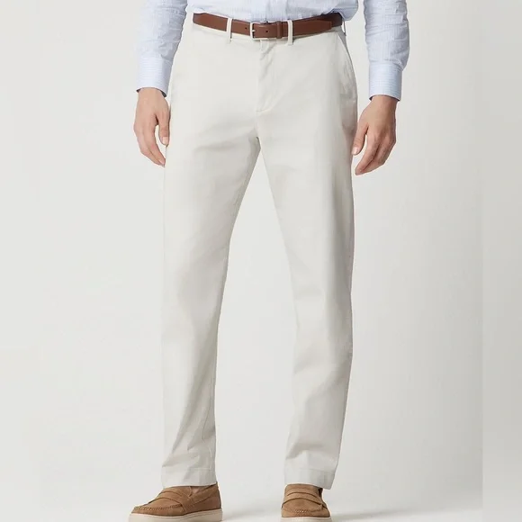 J. Crew Factory Men’s 35 X 32 Straight-Fit Original Chino Pant Khaki New Career