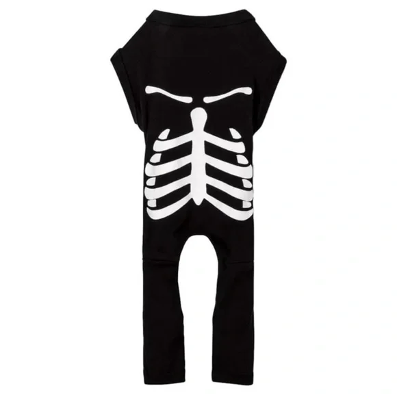 Hyde & EEK! Boutique Halloween Skeleton Matching Family Dog and Cat Pajama-Large