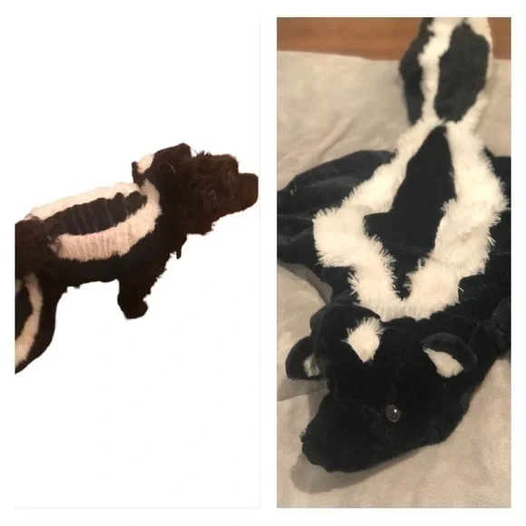 Dog skunk costume