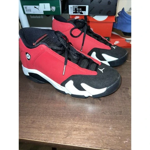 Size 7Y - Air Jordan 14 Retro‎ Gym Red